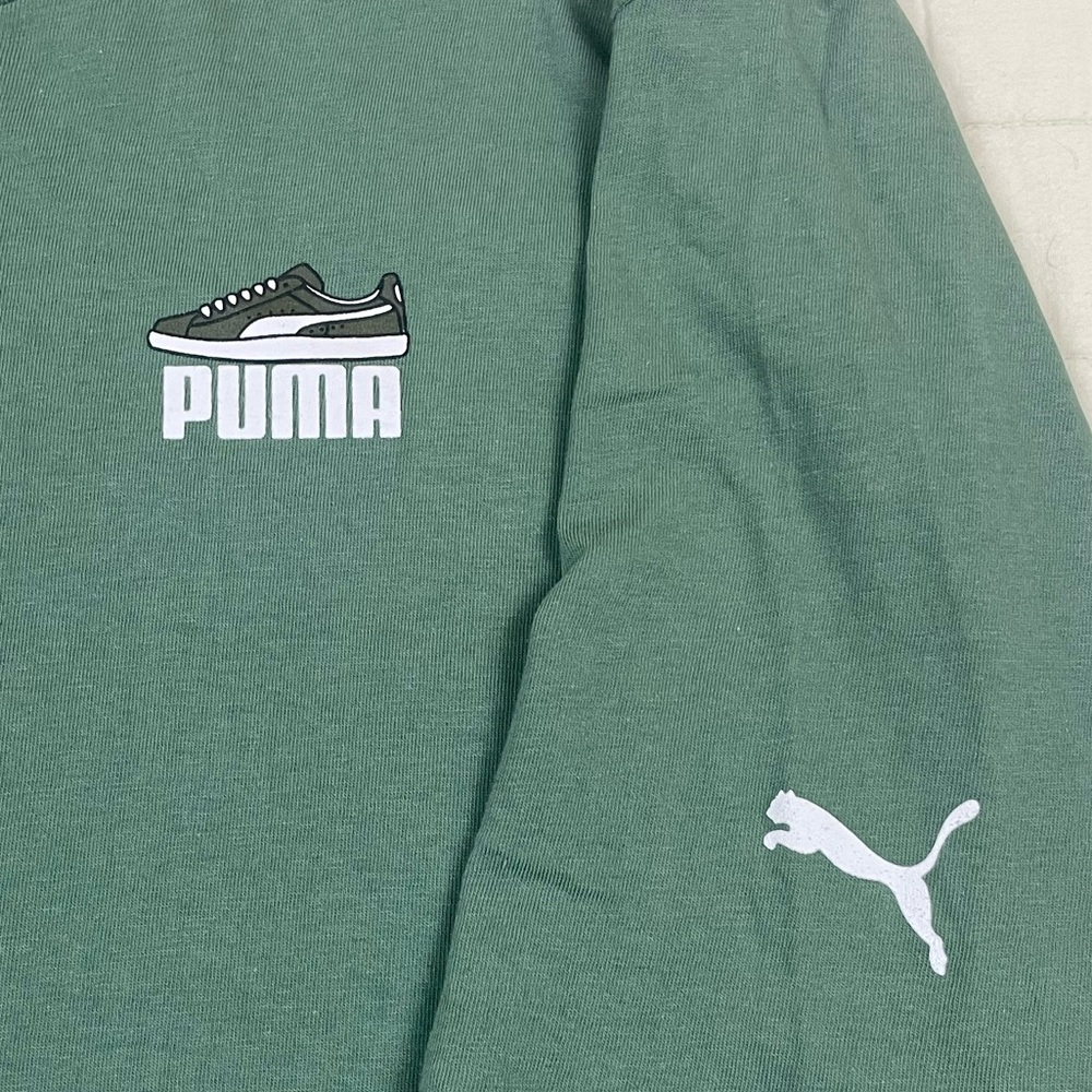 Puma Classic Green Short Sleeve Tee    Mens XL